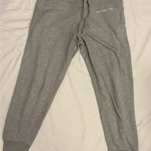 Calvin Klein Heather Gray Sweatpants